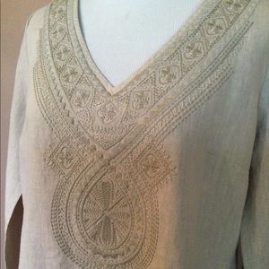 Tommy Bahama Tunic 100% Linen NWT